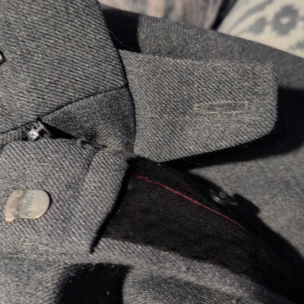 Vintage 70s 80s Men's‎ Gray Poly Dress Pants
